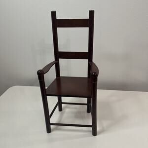 1/6 Scale Chair Model Wood for 12" Figure Scene Accessories 5.8" Tall